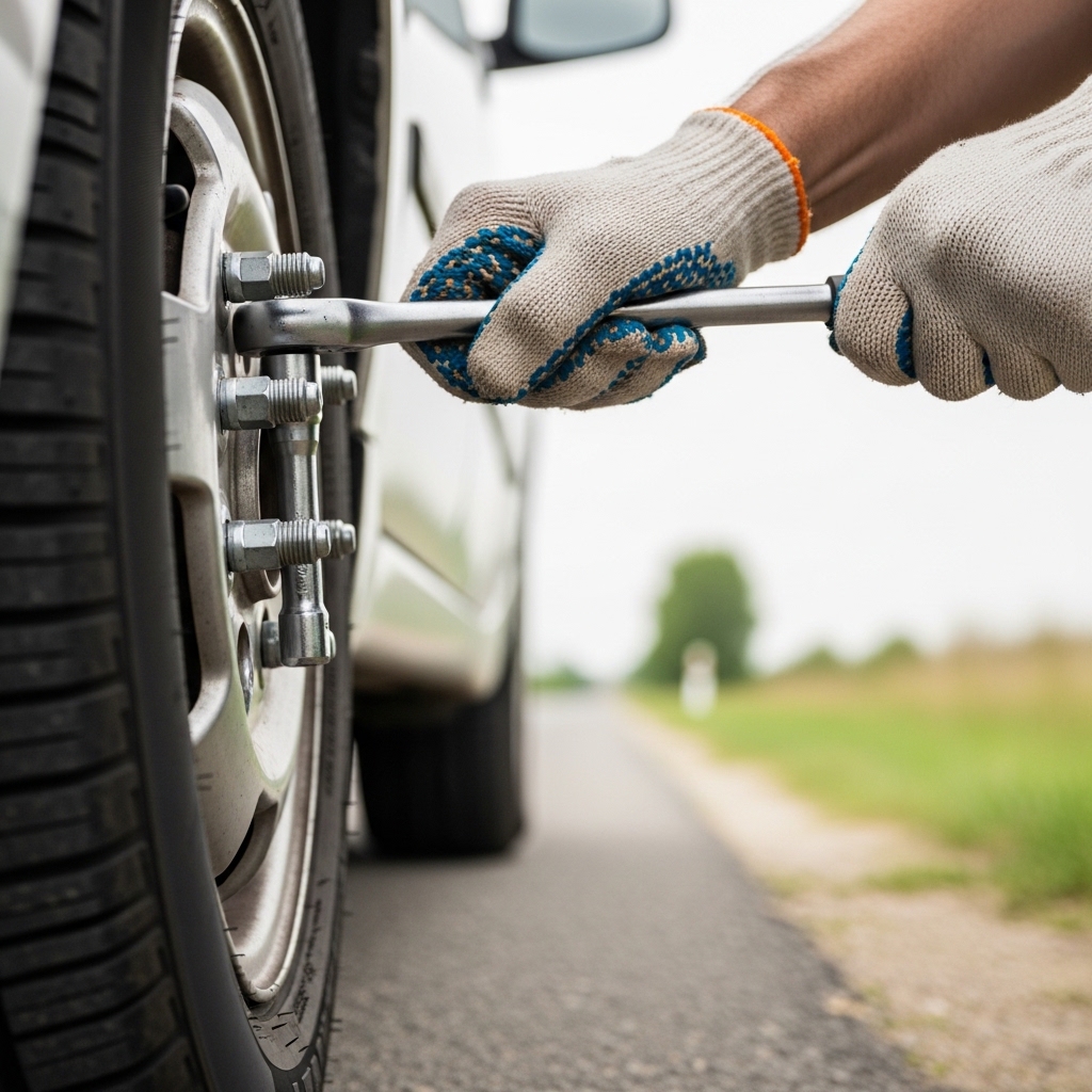 Koehler Rescue Services LLC professional tire change service on roadside